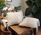 Bohemian Hand-woven Macrame Cotton Cushion Cover - Grand Goldman