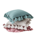 Bohemian Knitted Cushion Cover with Fringe - Grand Goldman