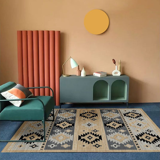 Bohemian Living Room Sofa Carpet Nordic Folk Style - Grand Goldman