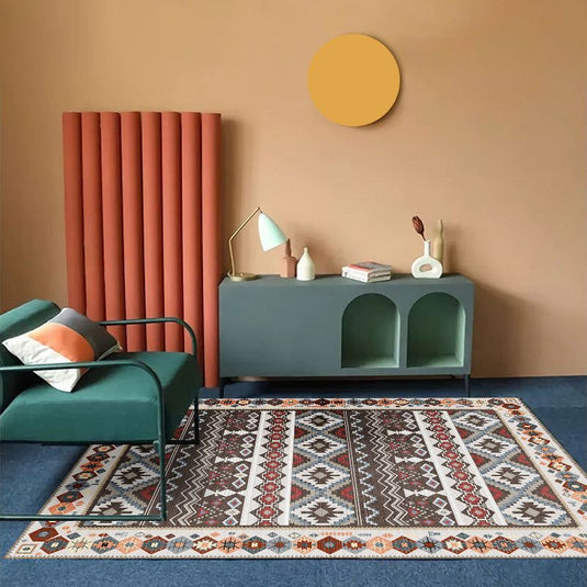 Bohemian Living Room Sofa Carpet Nordic Folk Style - Grand Goldman