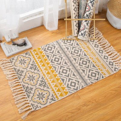 Bohemian style American carpet floor mat - Grand Goldman