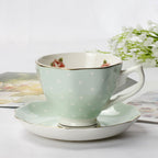 Bone China British Afternoon Tea Set Coffee Cups And Saucers - Grand Goldman