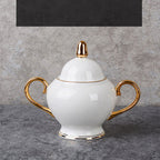 Bone China Gold-painted Coffee Cup And Saucer Afternoon Tea Tea Set - Grand Goldman