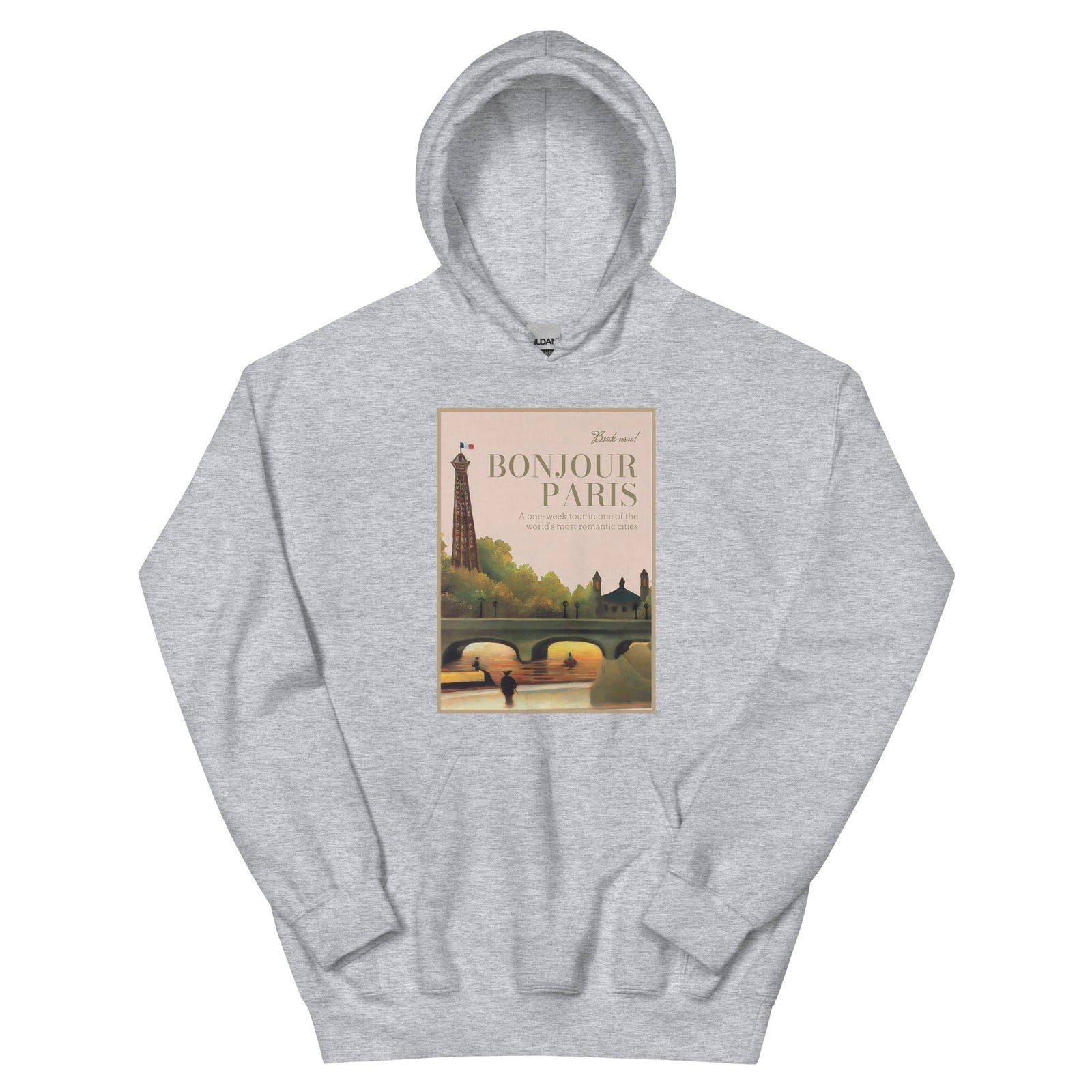 Bonjour Paris Unisex Hoodie - Grand Goldman