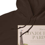 Bonjour Paris Unisex Hoodie - Grand Goldman