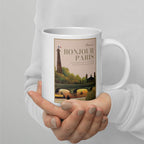 Bonjour Paris White Glossy Mug - Grand Goldman
