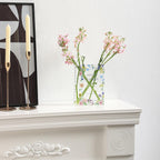 Book Vase, Acrylic Book Vase for Flowers, Book Flower Vase Clear, Book Shaped Vase, A Book About Flowers Vase, Modern Decorative Vase for Home, Office, Bedroom, Living Room, Dining Table - Grand Goldman