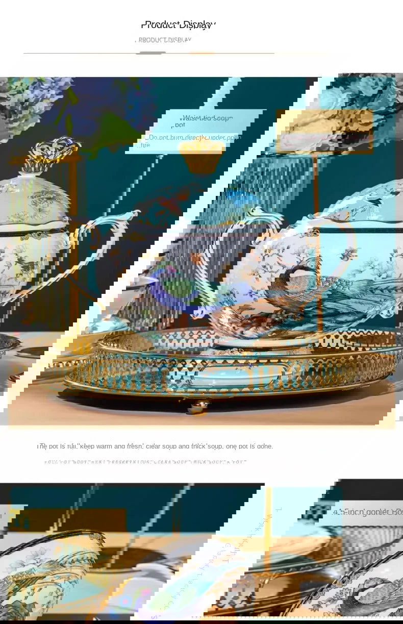 Bowl and Plate Set for Home Chinese Bone Porcelain Tableware Set Jingdezhen Ceramic Relocation High Quality Dinnerware Set - Grand Goldman