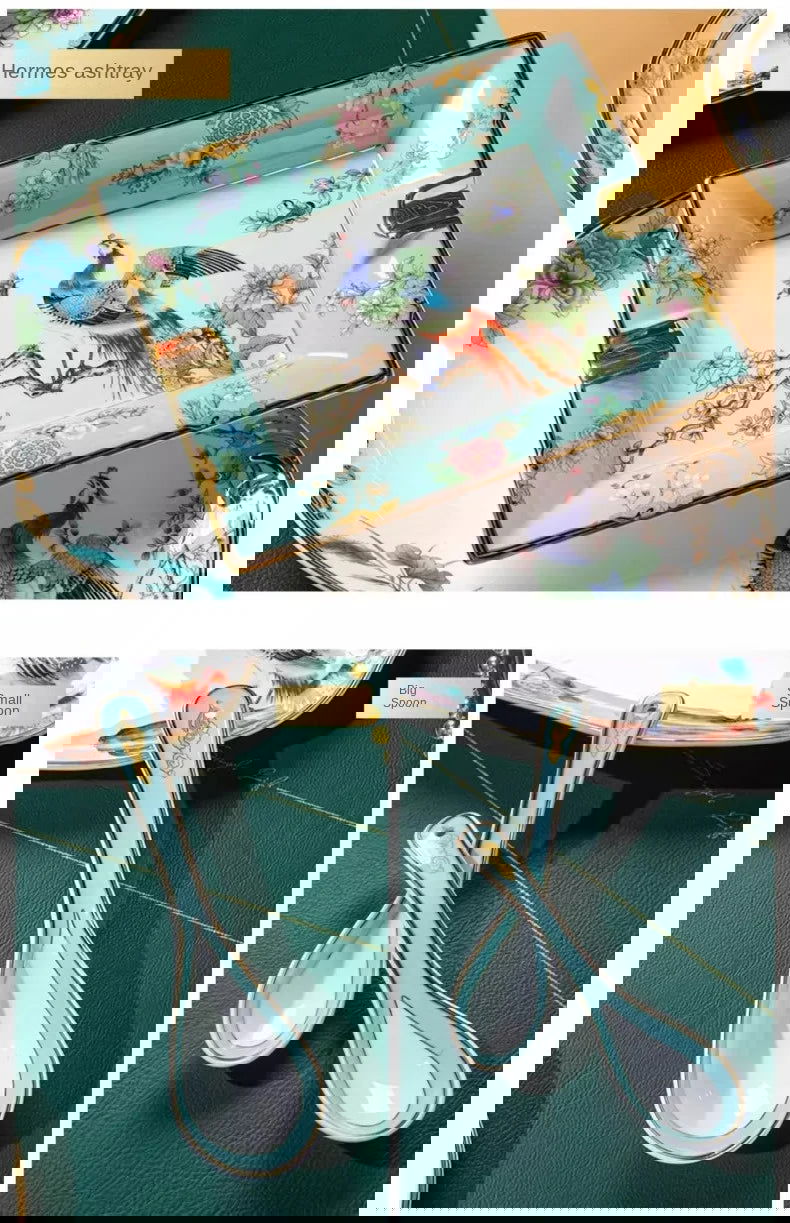 Bowl and Plate Set for Home Chinese Bone Porcelain Tableware Set Jingdezhen Ceramic Relocation High Quality Dinnerware Set - Grand Goldman