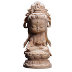 Boxwood Carving Cute Guanyin Ornaments Buddha Statues Hand-carved Crafts - Grand Goldman