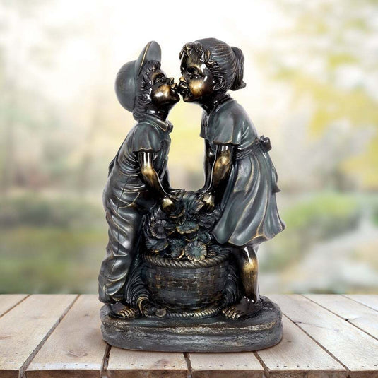 Boy & Girl Garden Statue Boy & Girl Garden Statue - Grand Goldman