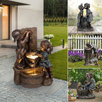 Boy & Girl Garden Statue Boy & Girl Garden Statue - Grand Goldman