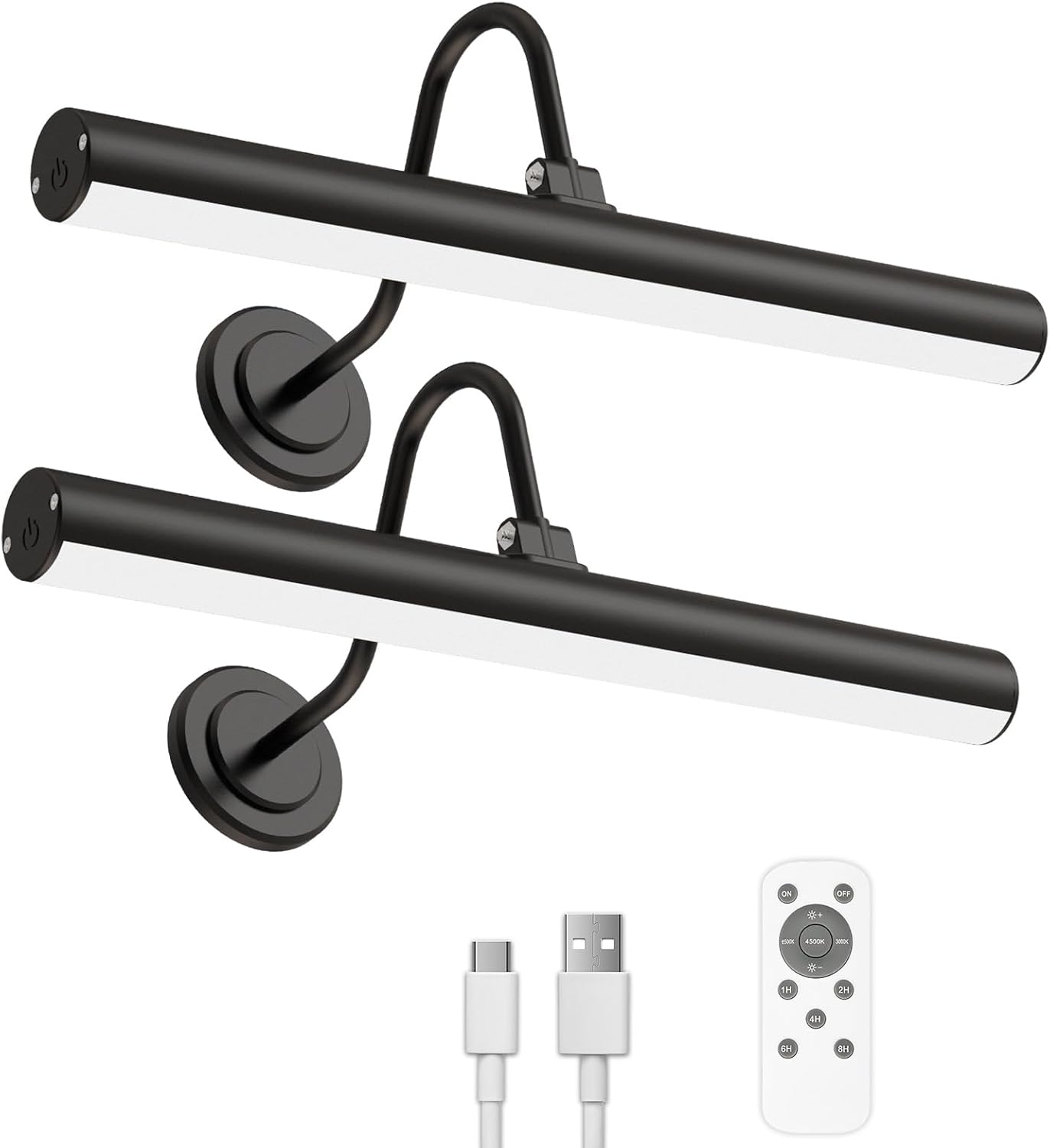 Bridika Picture Light Battery Operated, Picture Light for Wall with Remote, 3 Color Modes and Dimmable Classic Art Lights for Paintings, Gallery, Dartboard, Bedroom, Bathroom with Timer Gold 1 - Grand Goldman