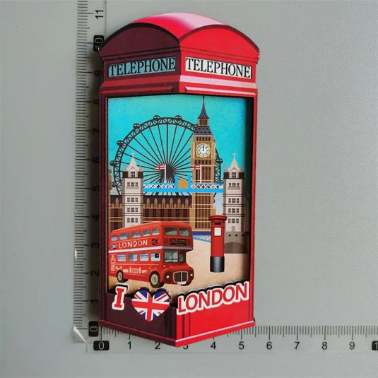 British Fridge Magnets London Bus  Big Ben Manchester Windsor Oxford Bear England Magnetic Fridge Stickers Collection Gifts - Grand Goldman