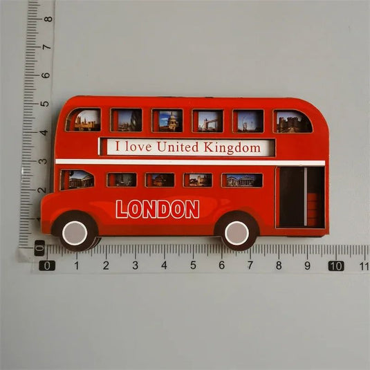 British Fridge Magnets London Bus  Big Ben Manchester Windsor Oxford Bear England Magnetic Fridge Stickers Collection Gifts - Grand Goldman