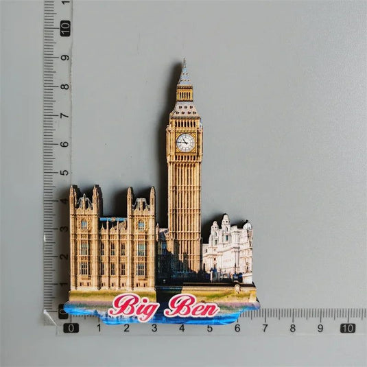 British Fridge Magnets London Bus  Big Ben Manchester Windsor Oxford Bear England Magnetic Fridge Stickers Collection Gifts - Grand Goldman