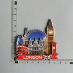 British Fridge Magnets London Bus  Big Ben Manchester Windsor Oxford Bear England Magnetic Fridge Stickers Collection Gifts - Grand Goldman