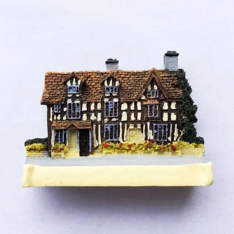 British Fridge Magnets  London Bus Big Ben Parliament Scotland England Travel Souvenirs Refrigerator Stickers Home Decoration - Grand Goldman