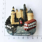 British Fridge Magnets  London Bus Big Ben Parliament Scotland England Travel Souvenirs Refrigerator Stickers Home Decoration - Grand Goldman