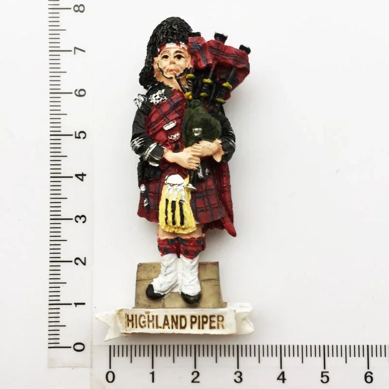 British Fridge Magnets  London Bus Big Ben Parliament Scotland England Travel Souvenirs Refrigerator Stickers Home Decoration - Grand Goldman