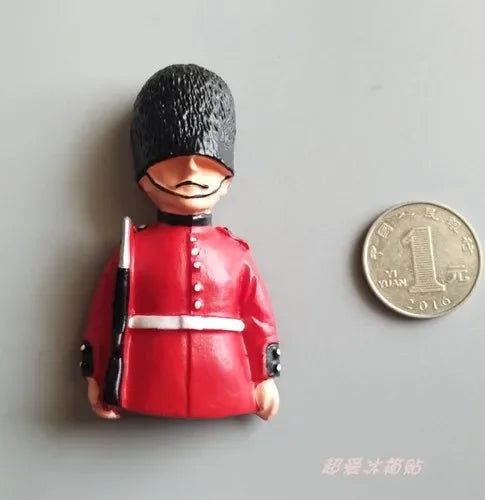 British Fridge Magnets  London Bus Big Ben Parliament Scotland England Travel Souvenirs Refrigerator Stickers Home Decoration - Grand Goldman