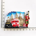 British London Big Ben Tourism Memorial England Scotland bus Fridge Stickers Manchester Windsor Fridge Magnet Collection Gifts - Grand Goldman