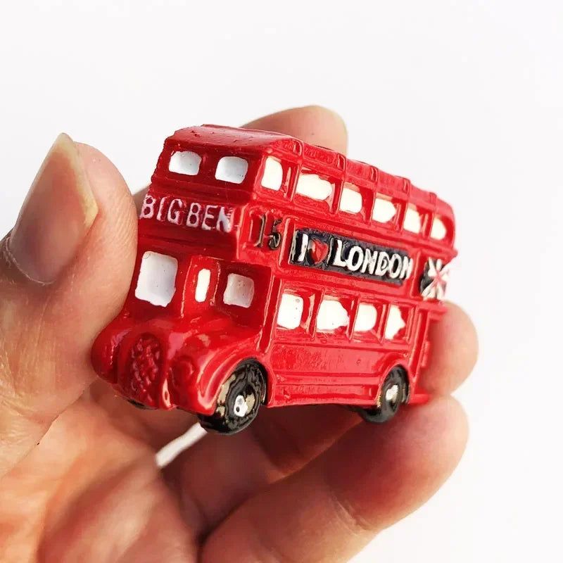 British London Big Ben Tourism Memorial England Scotland bus Fridge Stickers Manchester Windsor Fridge Magnet Collection Gifts - Grand Goldman