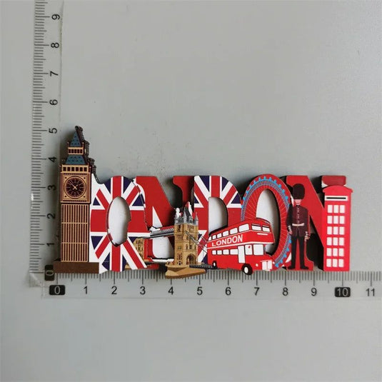 British Fridge Magnets London Bus  Big Ben Manchester Windsor Oxford Bear England Magnetic Fridge Stickers Collection Gifts - Grand Goldman