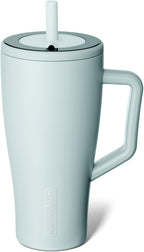 BrüMate Era 40 oz Tumbler with Handle and Straw | 100% Leakproof Insulated Tumbler with Lid and Straw | Made of Stainless Steel | Cup Holder Friendly Base | 40oz (Mocha) - Grand Goldman