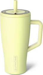 BrüMate Era 40 oz Tumbler with Handle and Straw | 100% Leakproof Insulated Tumbler with Lid and Straw | Made of Stainless Steel | Cup Holder Friendly Base | 40oz (Mocha) - Grand Goldman