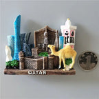 Brussels Belgium Fridge Magnets Sarajevo Hawaii Paris Finland Bosnia Mostar Italy Qatar Scotland Tourist Souvenir stickers Decor - Grand Goldman