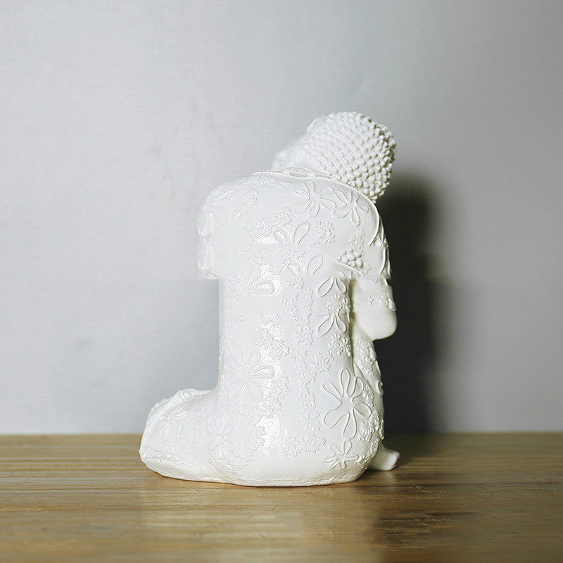 Buddha Statue Decoration Resin Crafts Thai Restaurant - Grand Goldman