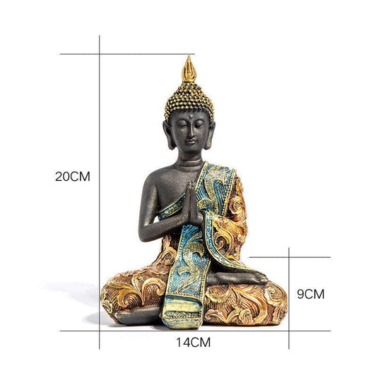 Buddha Statue Zen Small Ornaments Car Home Decoration - Grand Goldman