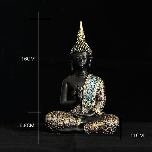 Buddha Statue Zen Small Ornaments Car Home Decoration - Grand Goldman