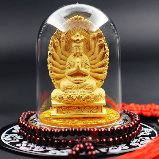 Buddha statue car decoration - Grand Goldman