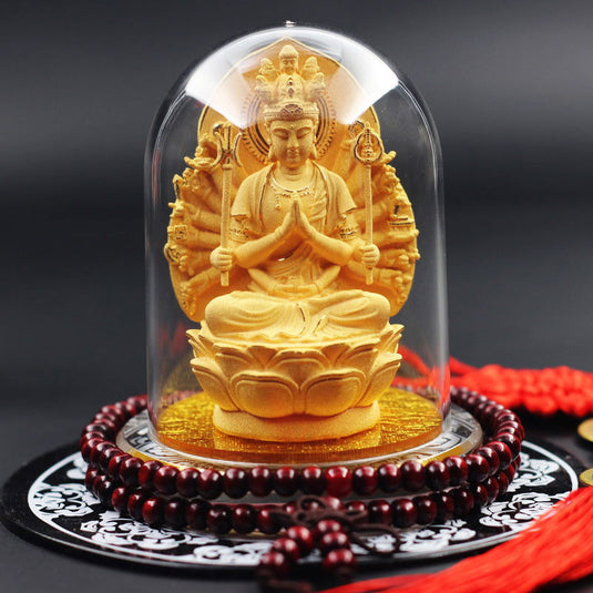 Buddha statue car decoration - Grand Goldman