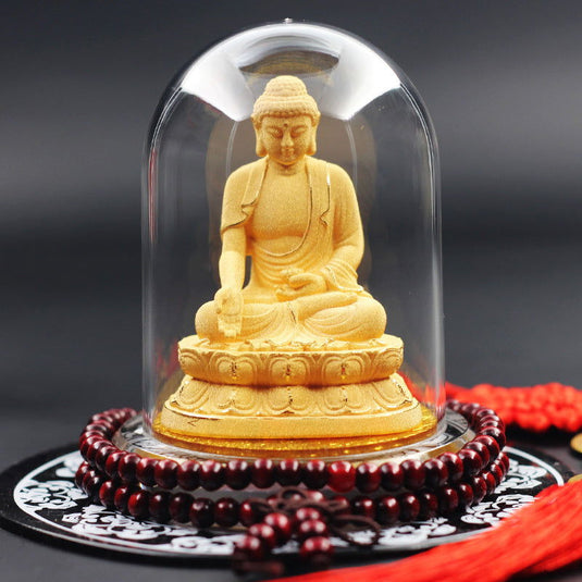 Buddha statue car decoration - Grand Goldman