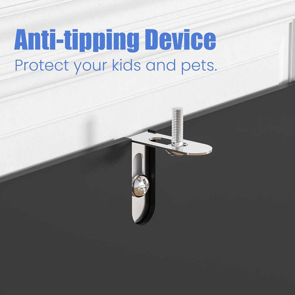 Buffet Cabinet with 2 Doors and Drawer, Coffee Bar Cabinet with Adjustable Shelf, Modern Kitchen Buffet Sideboard for Living Room, Kitchen, Black - Grand Goldman