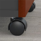 Bush Business Furniture Series C 60W L Shaped Desk with 3 Drawer Mobile File Cabinet in Mahogany - Grand Goldman