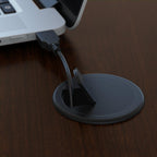 Bush Business Furniture Series C 60W Left Handed Bow Front U Shaped Desk with Mobile File Cabinet in Mocha Cherry - Grand Goldman