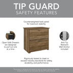 Bush Furniture L Shaped Desk with Hutch, 5 Shelf Bookcase and Lateral File Cabinet | Cabot Collection Corner Computer Table with Storage and Bookshelf | 60Wx23DX37W - Grand Goldman