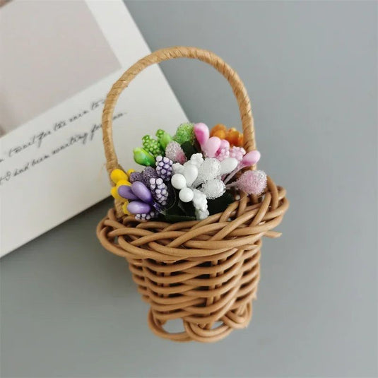 Buy 3 Get 1 Flower Basket Fridge Magnets Fake Flower Magnetic Refrigerator Decor DIY Family Garden Decoration Fridge Sticker - Grand Goldman