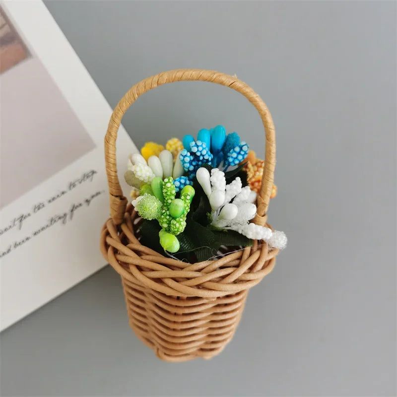 Buy 3 Get 1 Garden Basket Decoration Fridge Magnet Fruit Hamper Flower Basket Kitchen Decorate Magnetic Sticker Home Decor - Grand Goldman