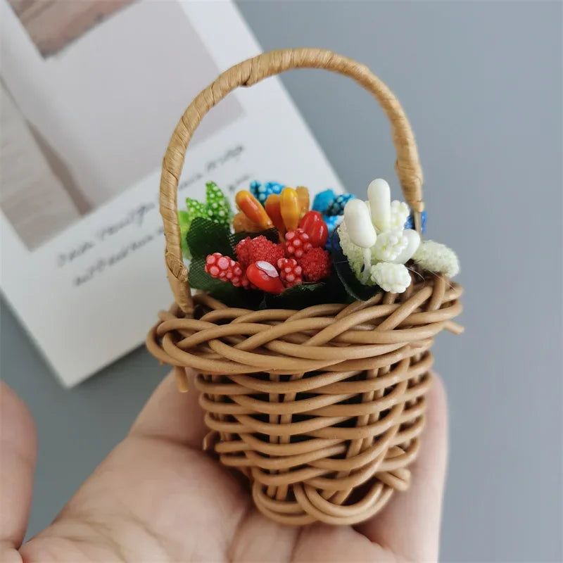 Buy 3 Get 1 Garden Basket Decoration Fridge Magnet Fruit Hamper Flower Basket Kitchen Decorate Magnetic Sticker Home Decor - Grand Goldman