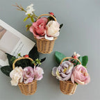 Buy 3 Get 1 Garden Basket Decoration Fridge Magnet Fruit Hamper Flower Basket Kitchen Decorate Magnetic Sticker Home Decor - Grand Goldman