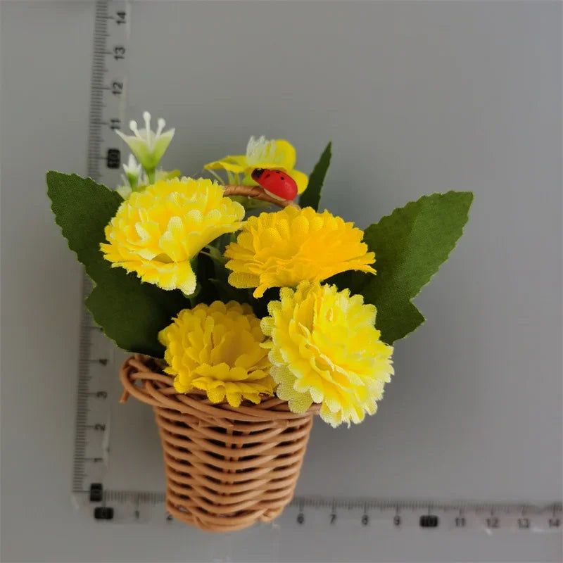 Buy 3 Get 1 Garden Basket Decoration Fridge Magnet Fruit Hamper Flower Basket Kitchen Decorate Magnetic Sticker Home Decor - Grand Goldman