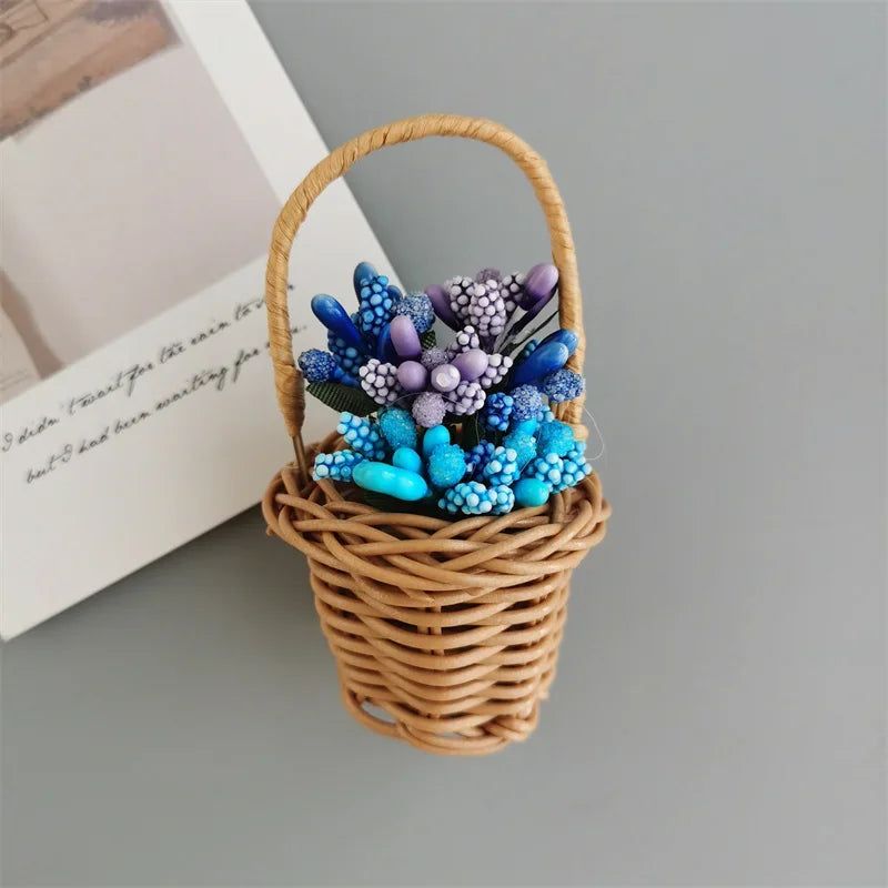 Buy 3 Get 1 Garden Basket Decoration Fridge Magnet Fruit Hamper Flower Basket Kitchen Decorate Magnetic Sticker Home Decor - Grand Goldman