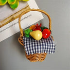 Buy 3 Get 1 Garden Basket Decoration Fridge Magnet Fruit Hamper Flower Basket Kitchen Decorate Magnetic Sticker Home Decor - Grand Goldman