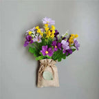 Buy 3 Get 1 Handmade Purple Lavender Artificial Flower with Linen Bag for Fridge Decoration Fake Flowers Magnetic Stickers decor - Grand Goldman