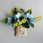 Buy 3 Get 1 Handmade Purple Lavender Artificial Flower with Linen Bag for Fridge Decoration Fake Flowers Magnetic Stickers decor - Grand Goldman